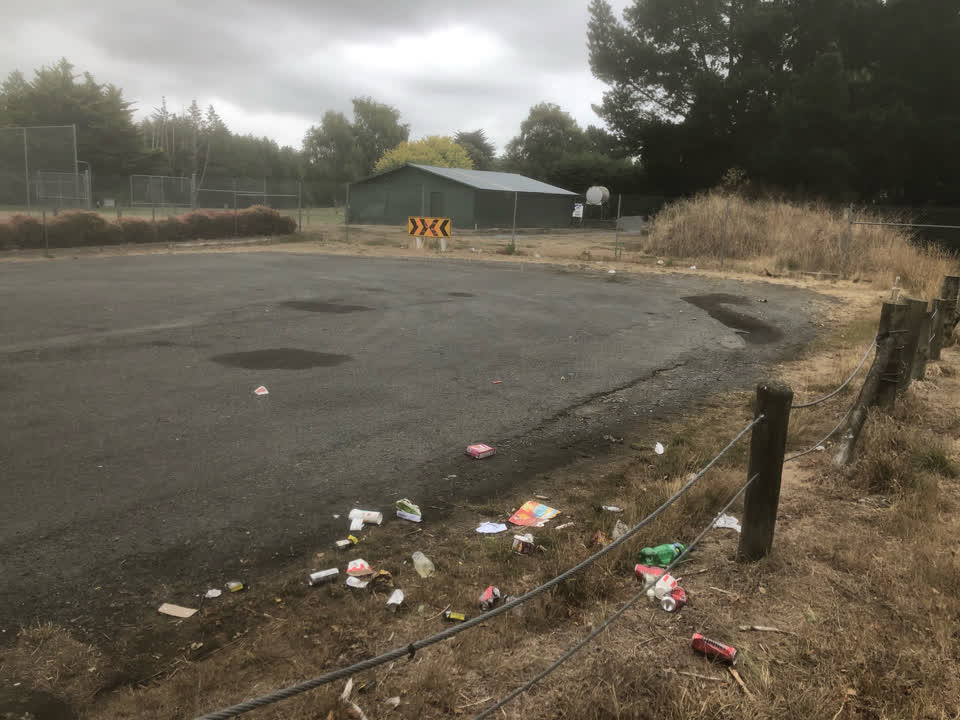 The photograph attached to this rubbish/recycling report