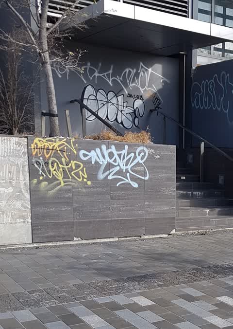 Graffiti, a report photo