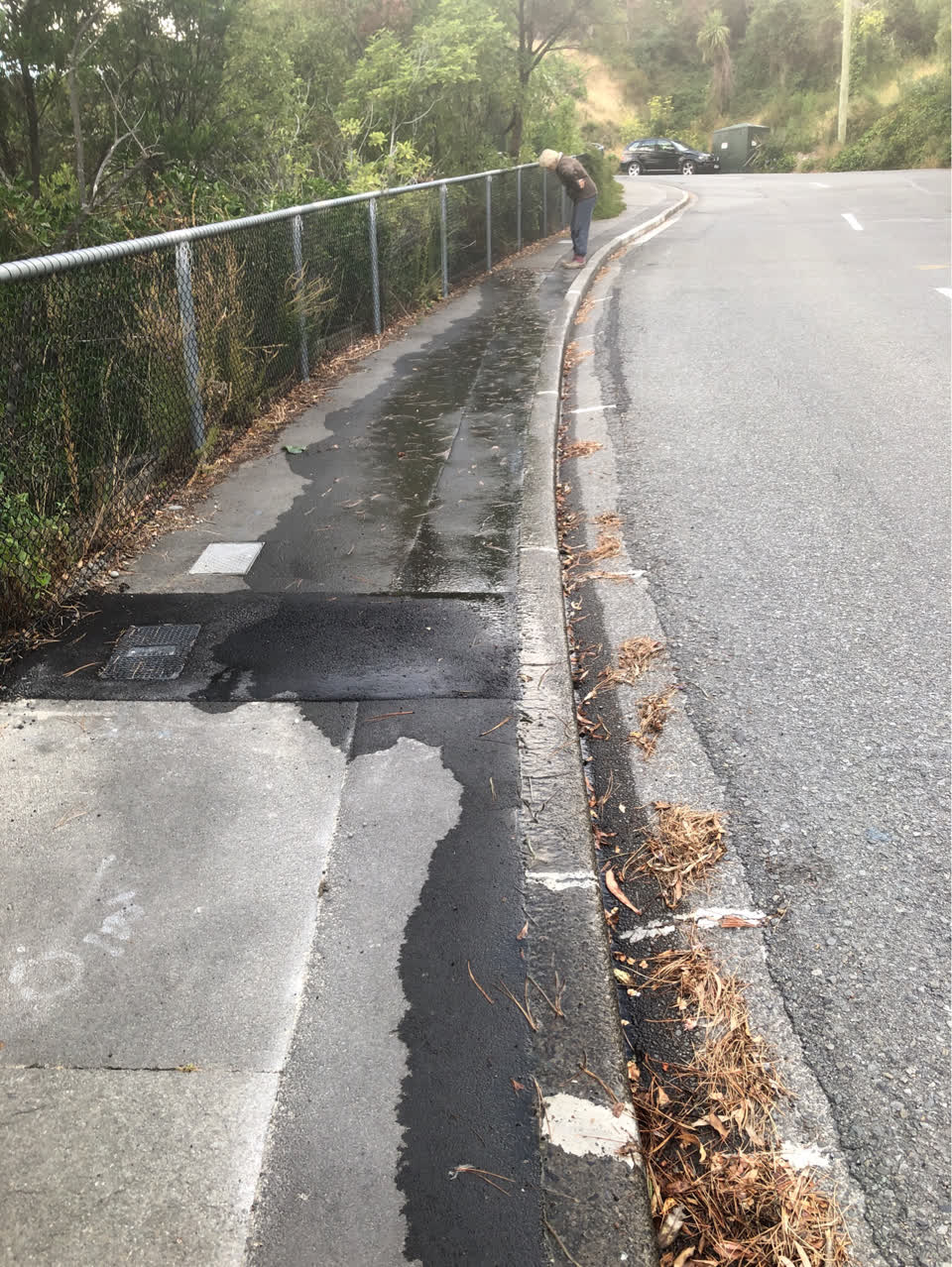The photograph attached to this water supply report