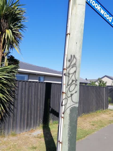 Graffiti, a report photo
