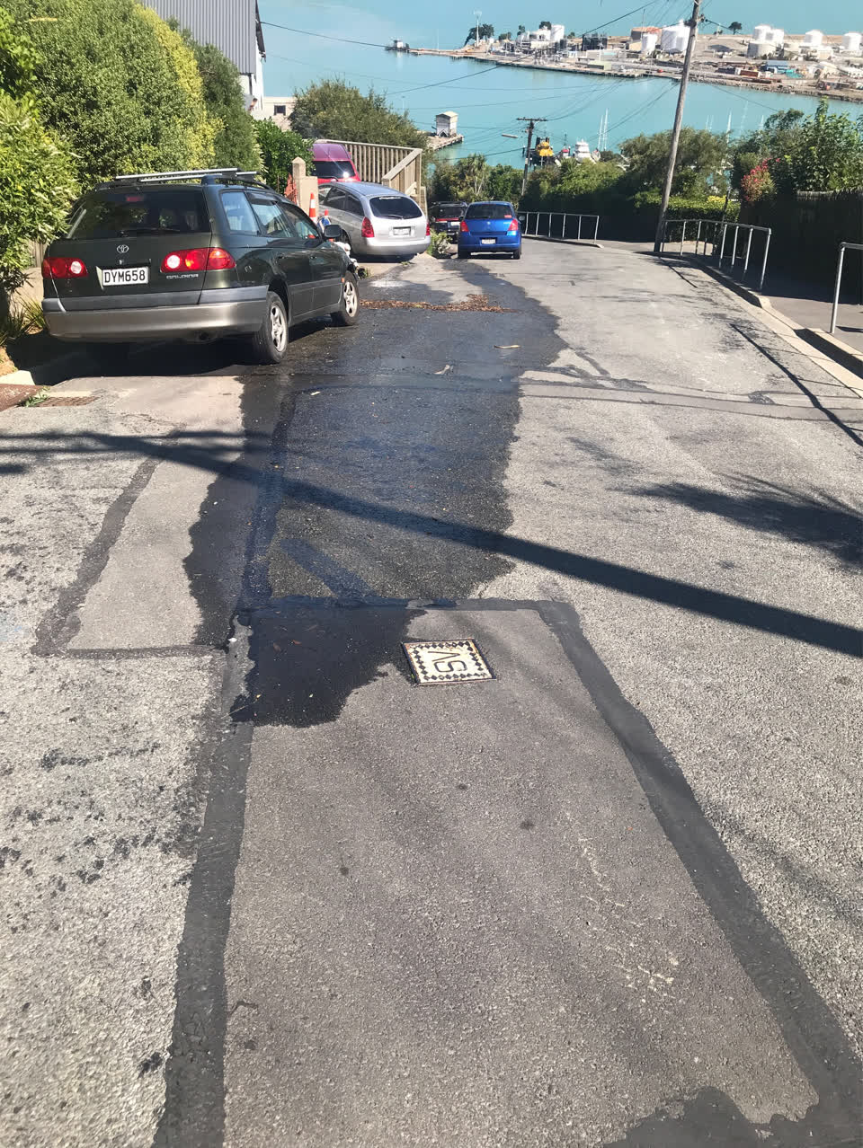 The photograph attached to this water supply report