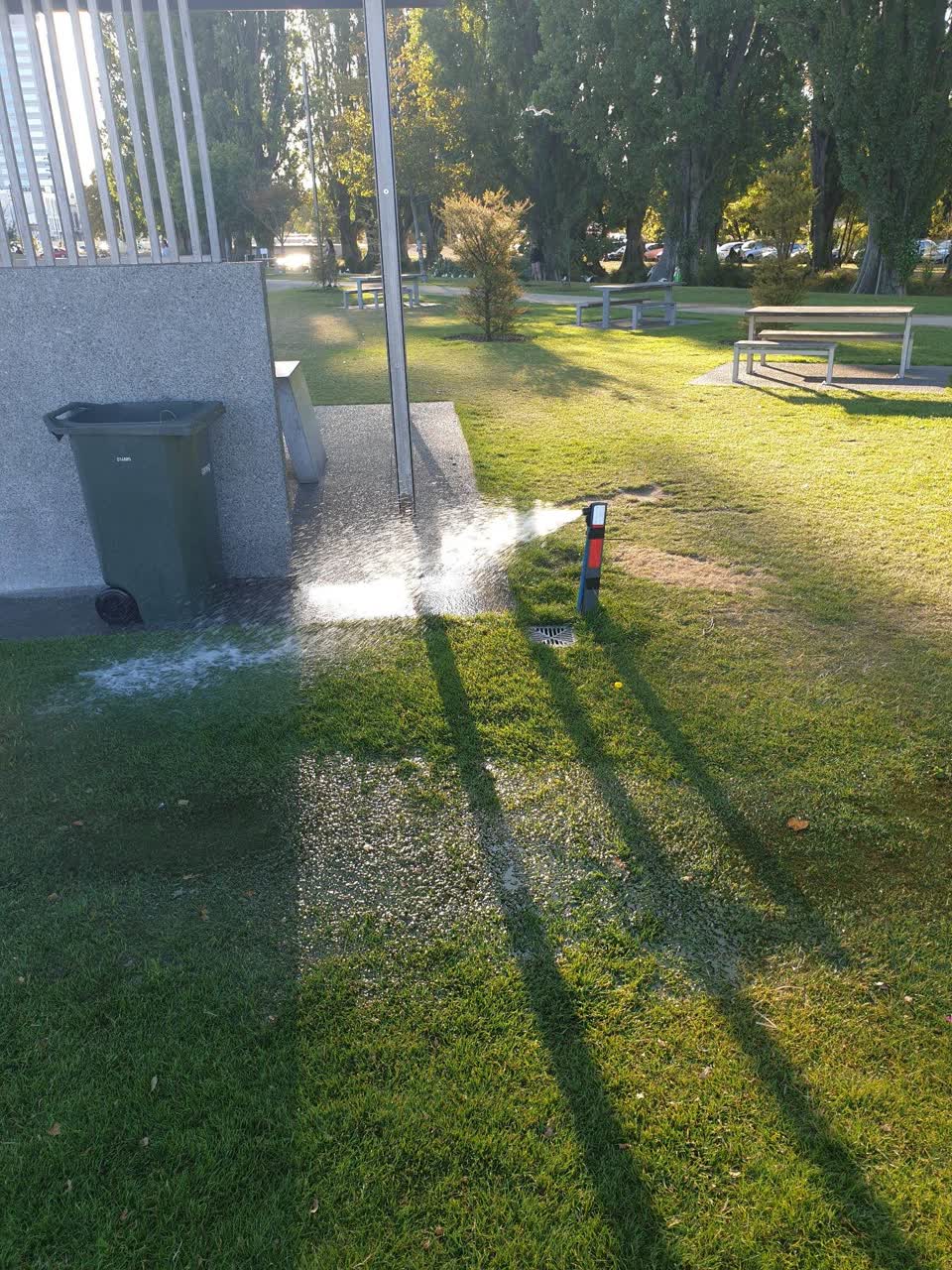 The photograph attached to this water supply report