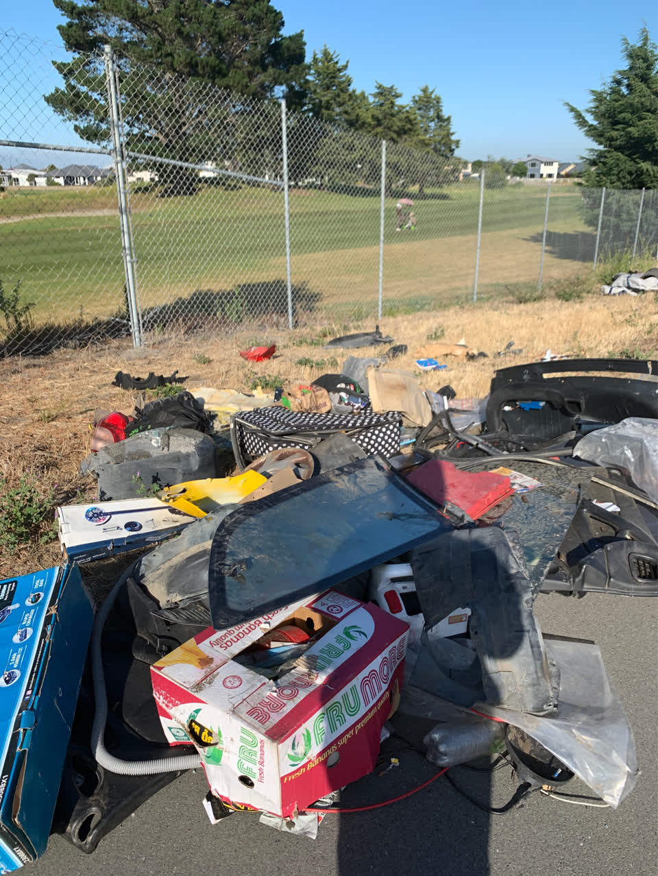 The photograph attached to this rubbish/recycling report