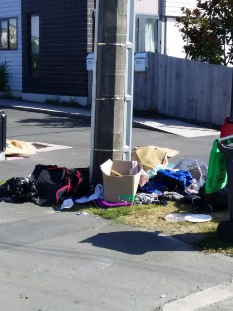 Rubbish/Recycling, a report photo