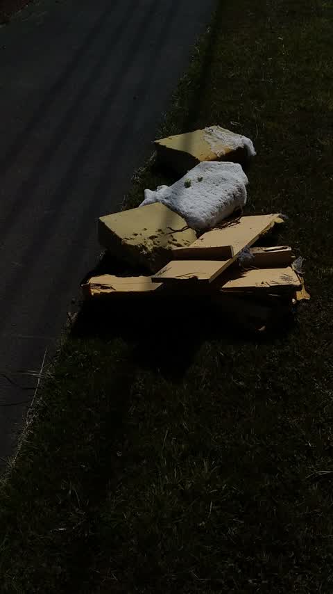 Rubbish/Recycling, a report photo