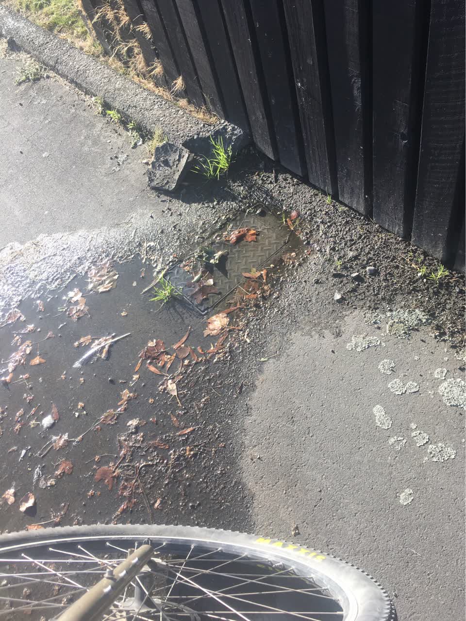 The photograph attached to this water supply report
