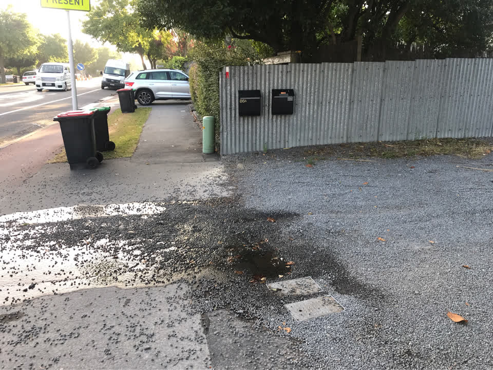 The photograph attached to this water supply report