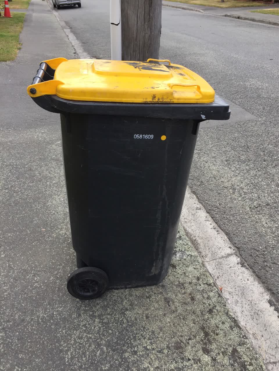 The photograph attached to this rubbish/recycling report