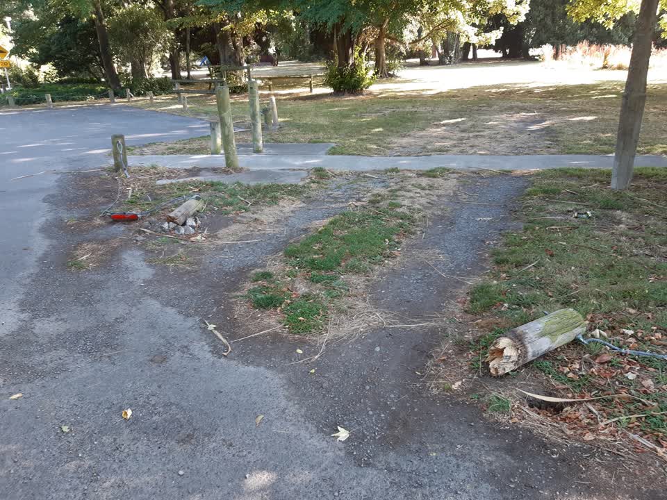 The photograph attached to this parks report