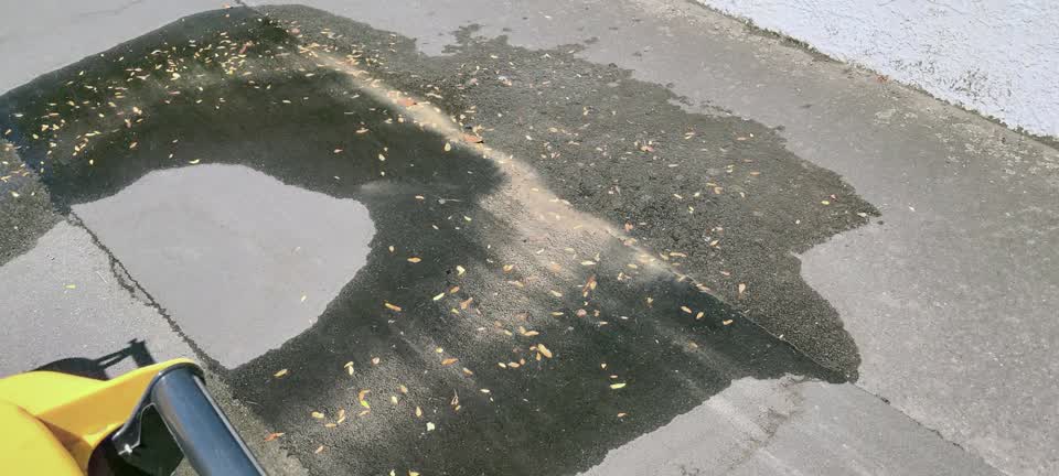 The photograph attached to this flooding report