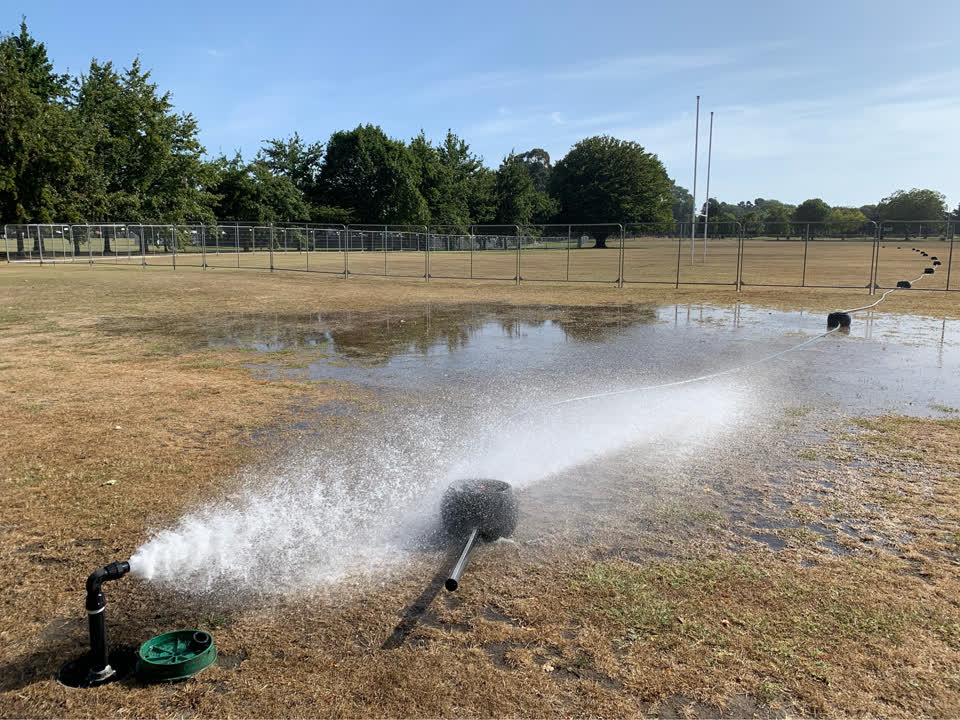 The photograph attached to this water supply report