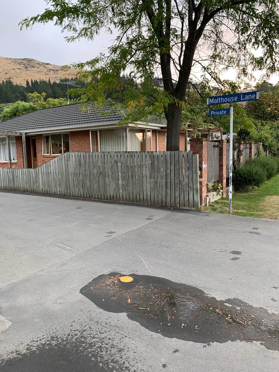 The photograph attached to this water supply report