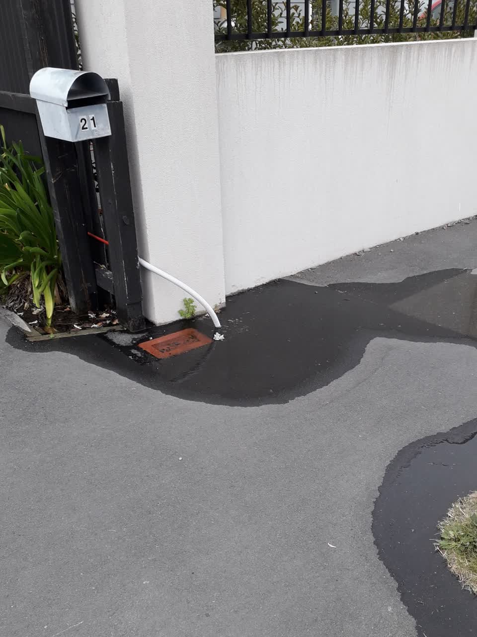 The photograph attached to this water supply report