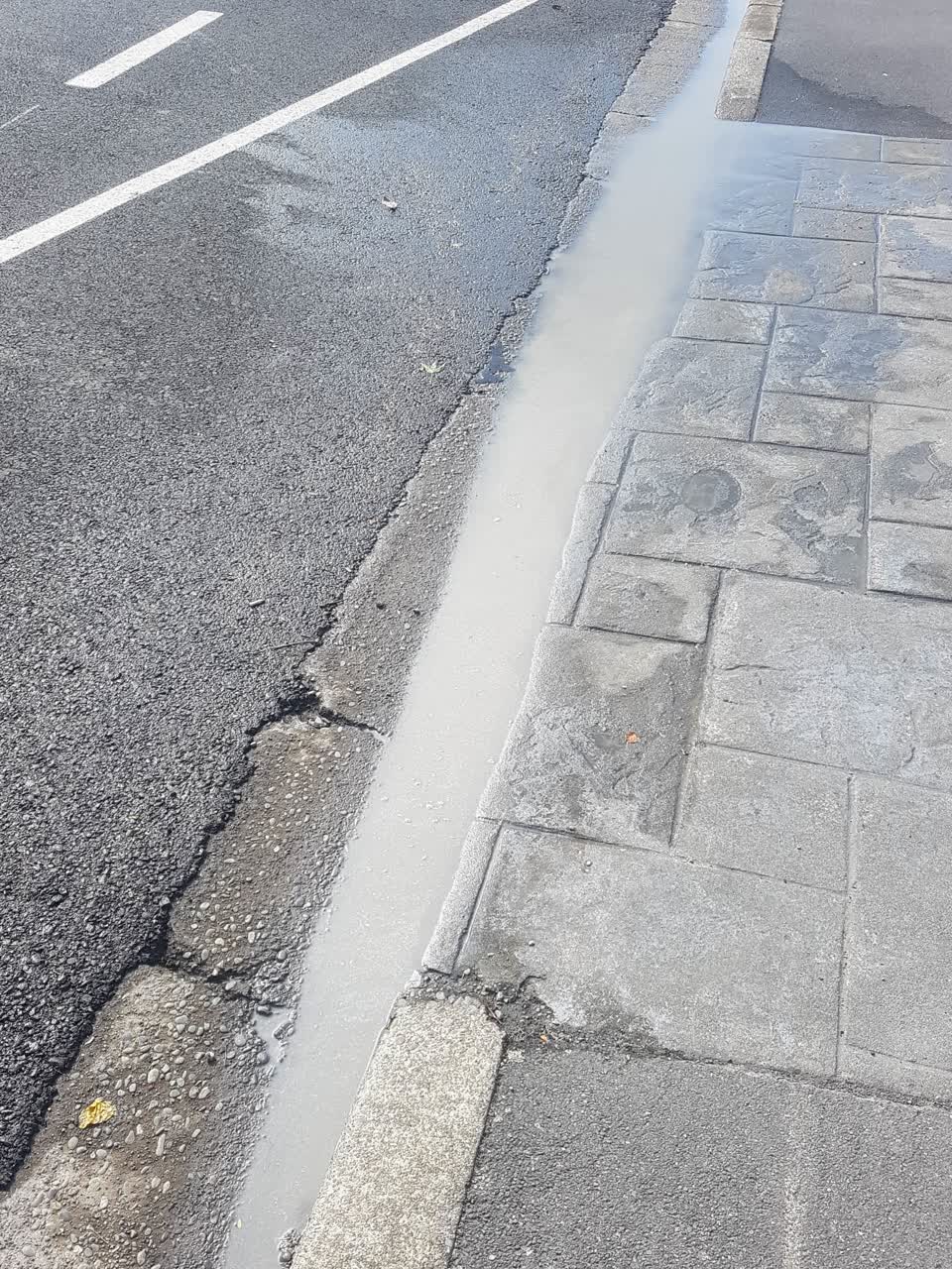 The photograph attached to this wastewater/stormwater report