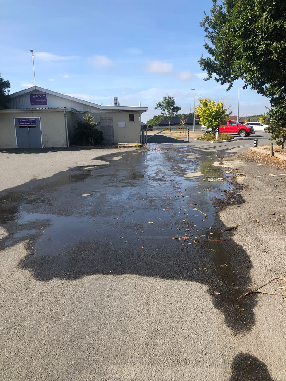 The photograph attached to this parks report