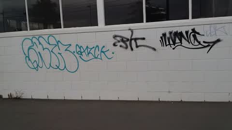 Graffiti, a report photo