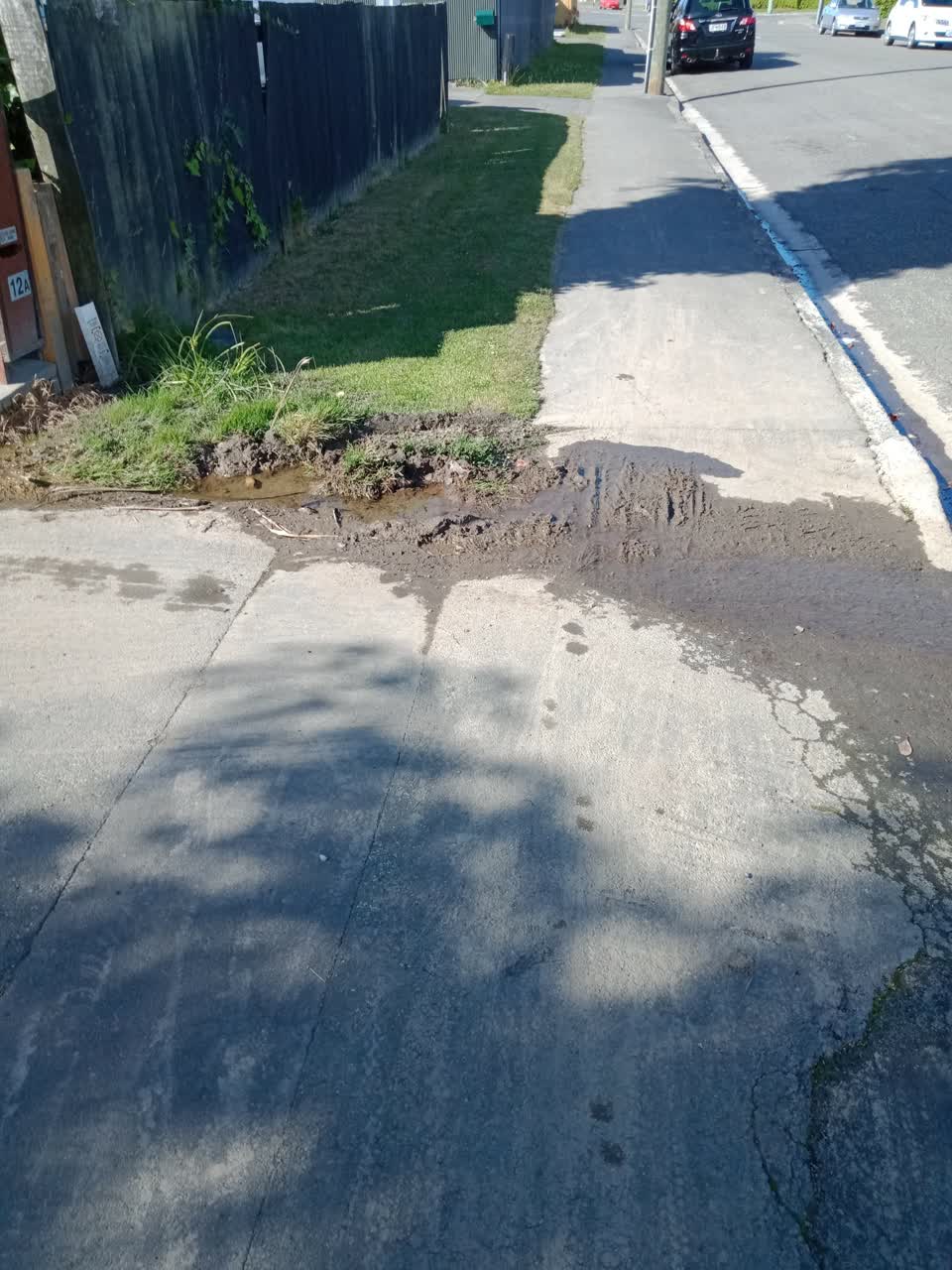 The photograph attached to this flooding report