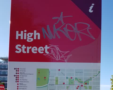 Graffiti, a report photo