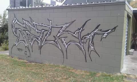 Graffiti, a report photo