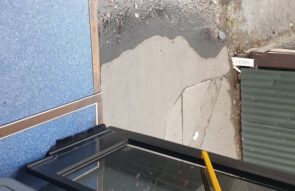 The photograph attached to this water supply report