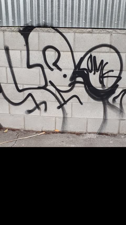 Graffiti, a report photo