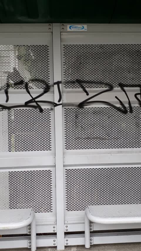 Graffiti, a report photo