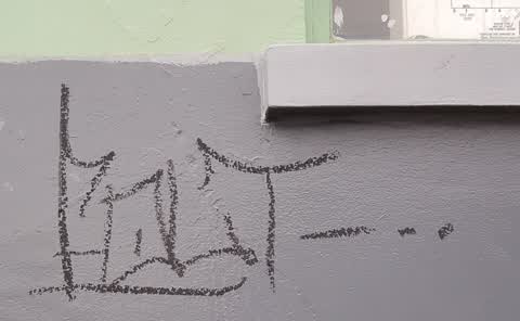 Graffiti, a report photo