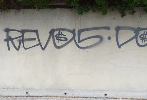 Graffiti, a report photo