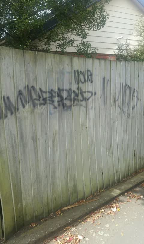 Graffiti, a report photo