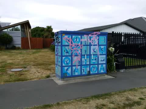 Graffiti, a report photo