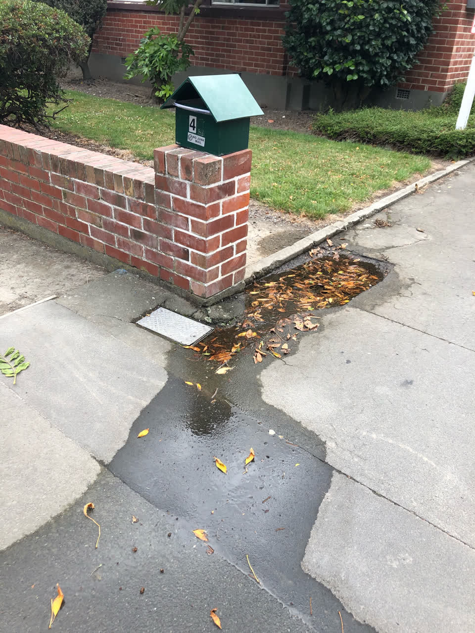 The photograph attached to this water supply report
