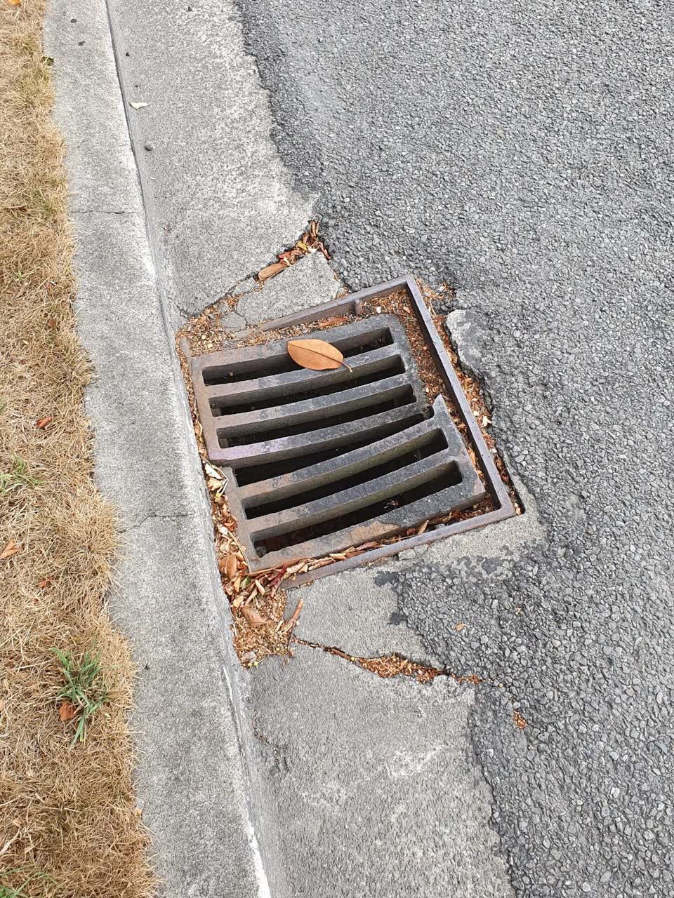 The photograph attached to this wastewater/stormwater report
