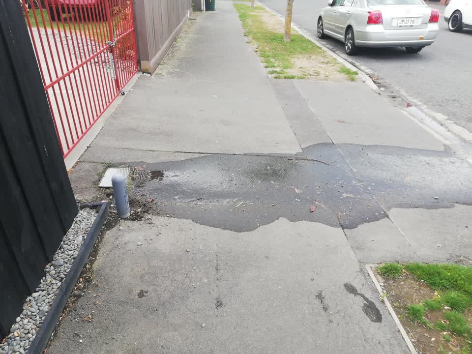 The photograph attached to this water supply report