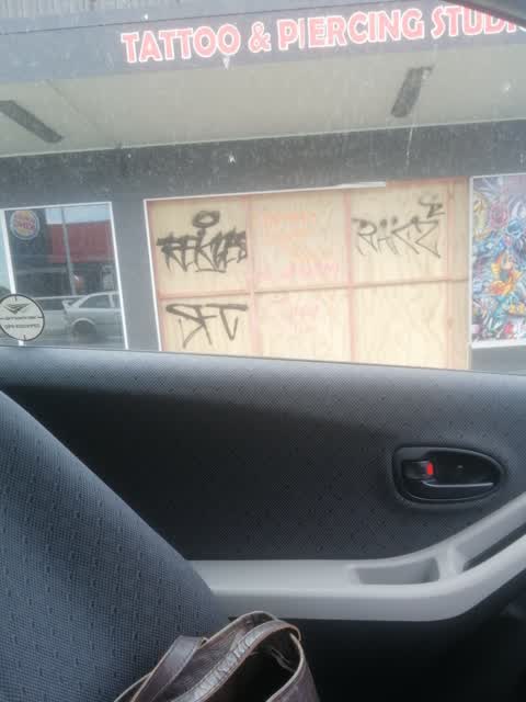 Graffiti, a report photo