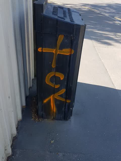 Graffiti, a report photo
