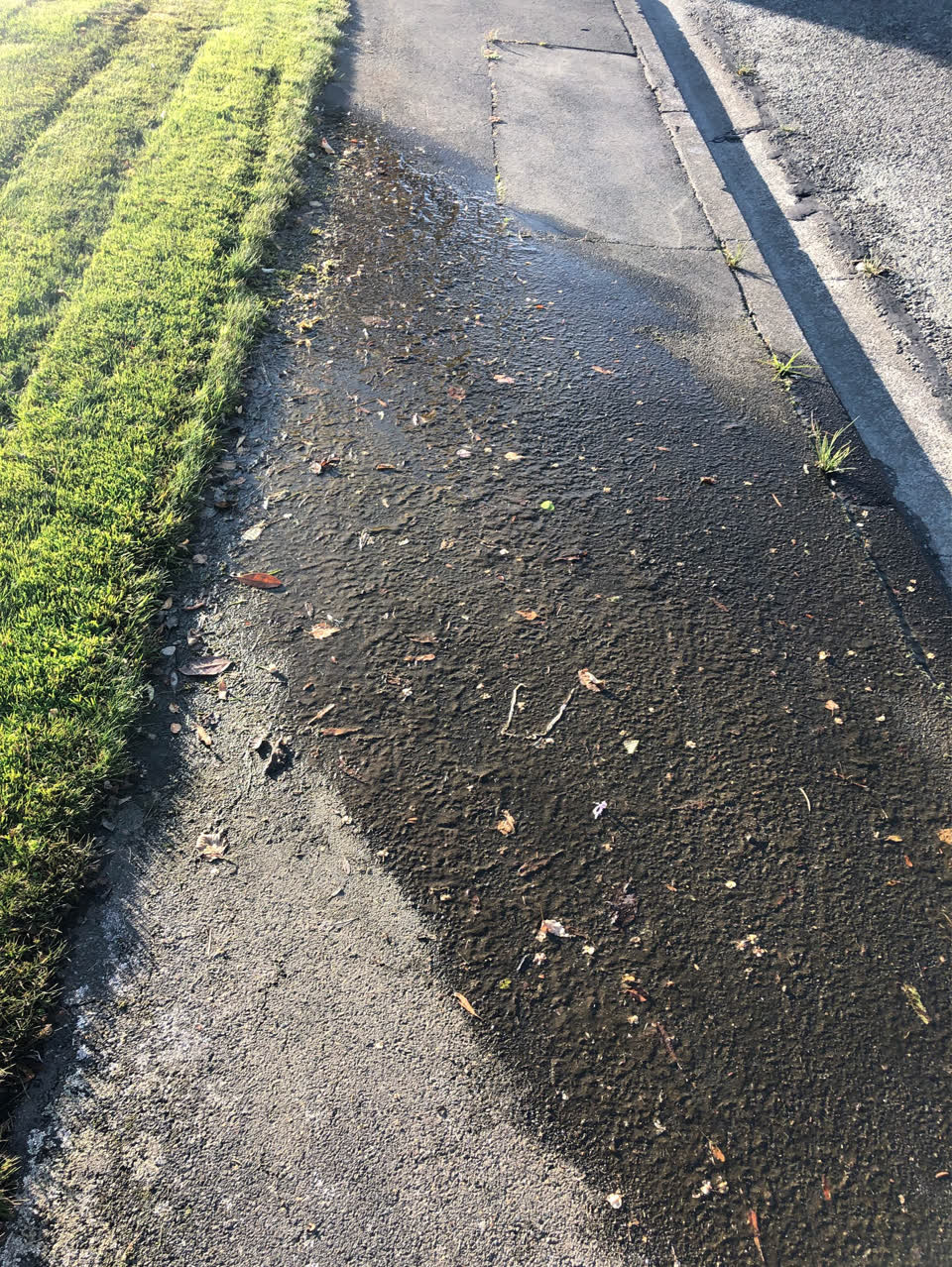 The photograph attached to this water supply report