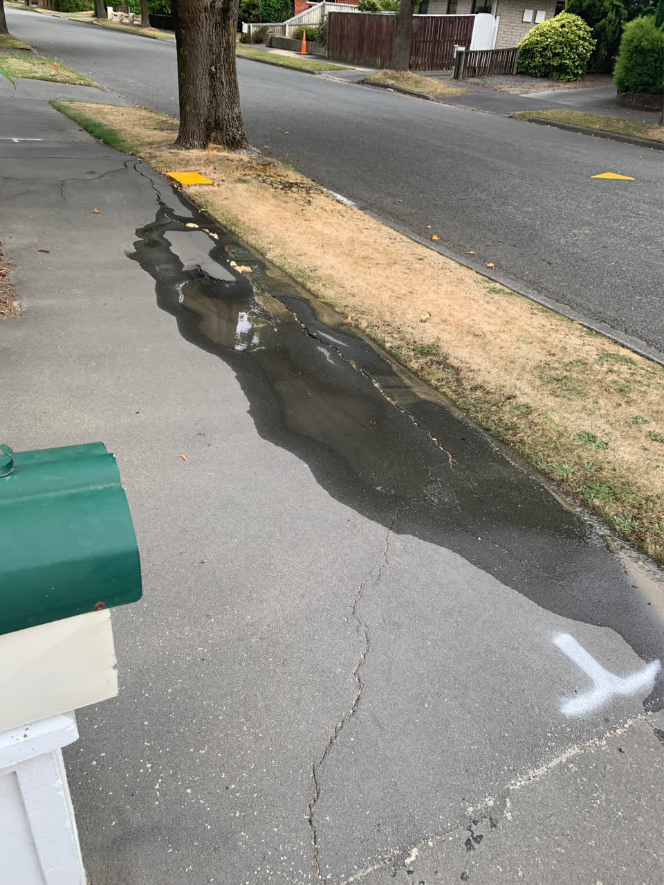 The photograph attached to this wastewater/stormwater report