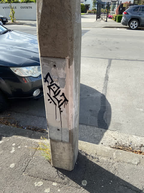 Graffiti, a report photo