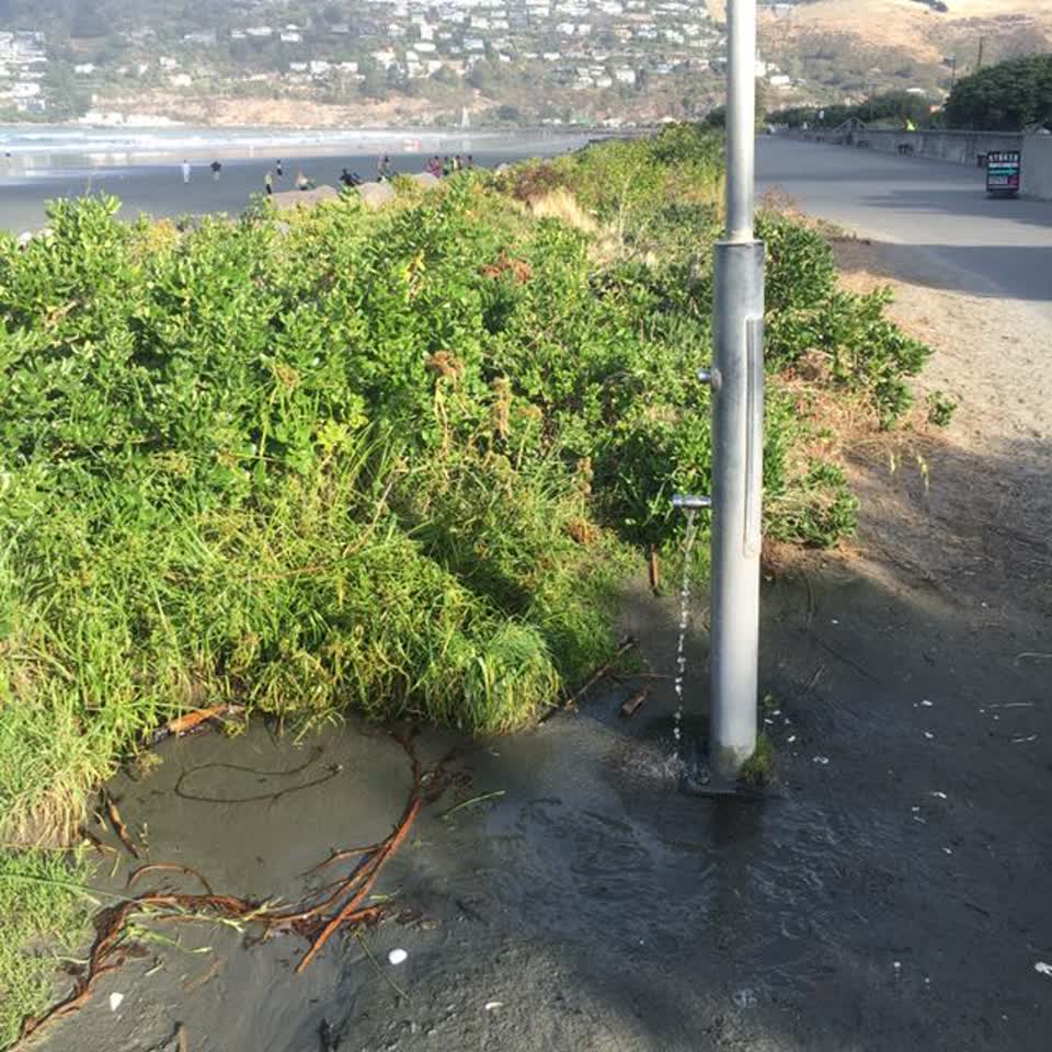 The photograph attached to this water supply report