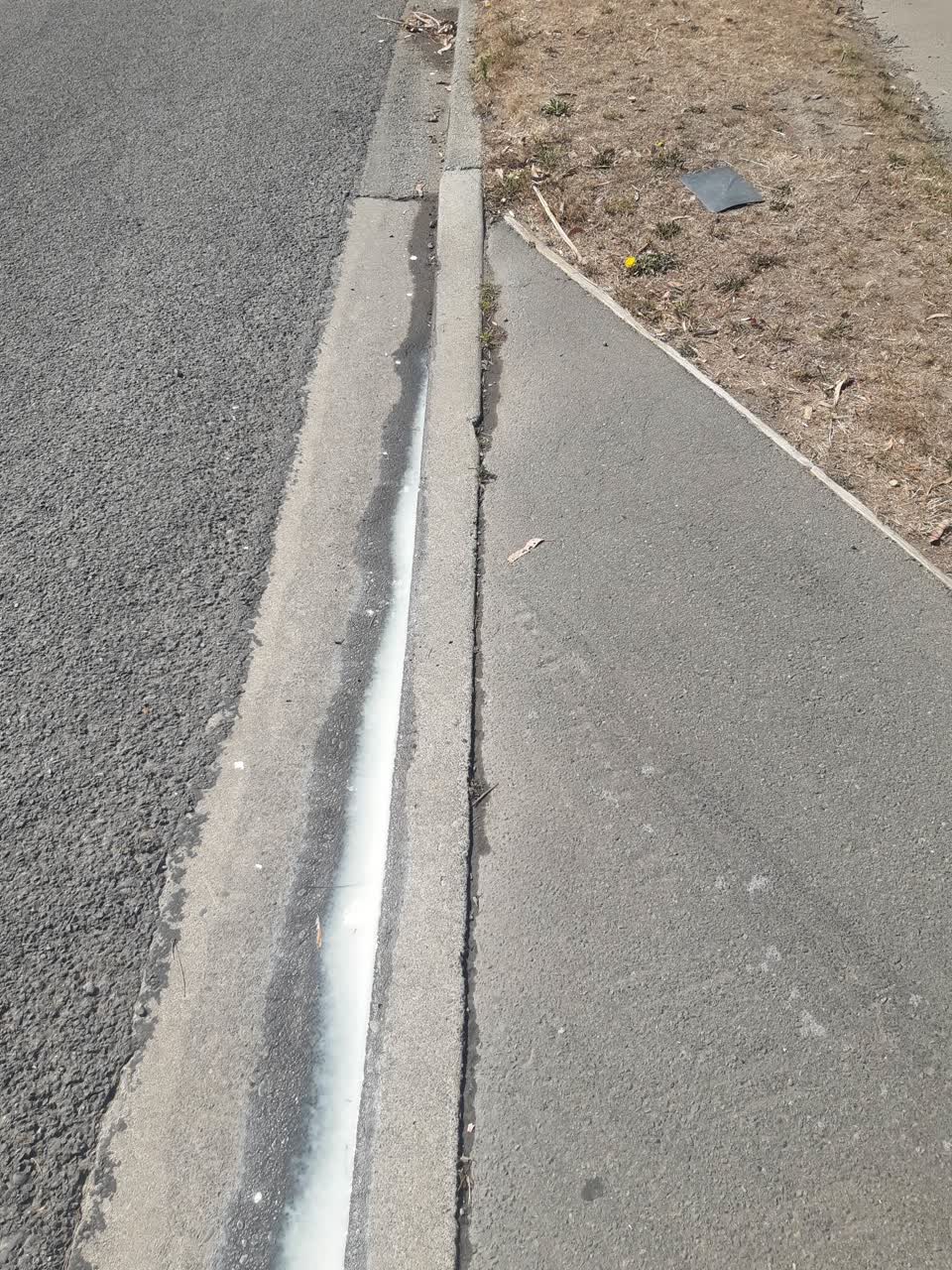 The photograph attached to this wastewater/stormwater report