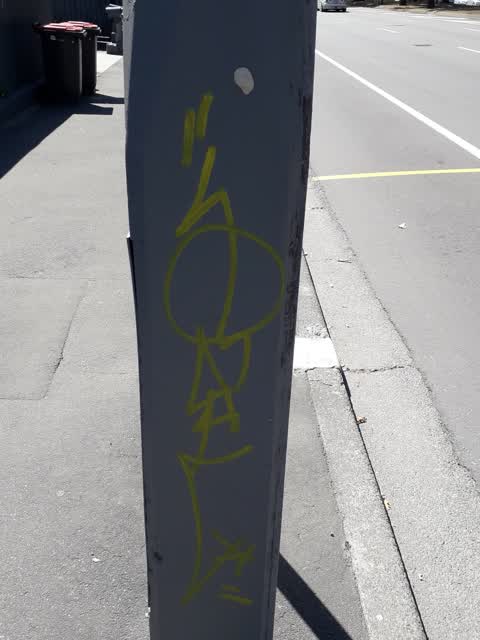 Graffiti, a report photo