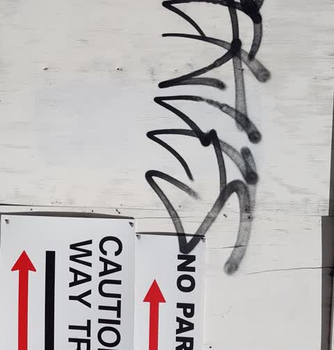 Graffiti, a report photo