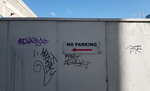 Graffiti, a report photo