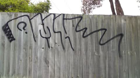 Graffiti, a report photo