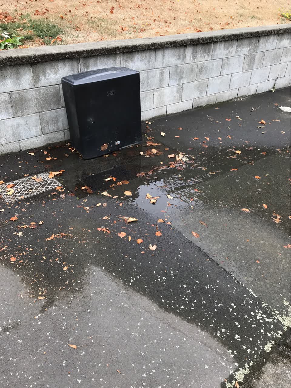 The photograph attached to this water supply report