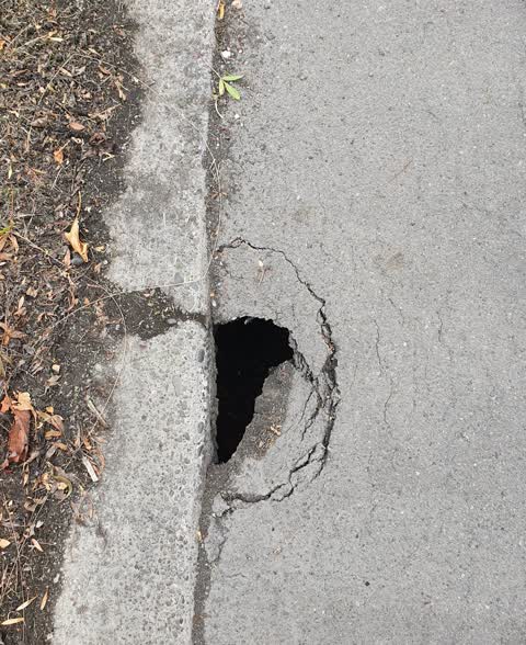 Roading/Streets, a report photo