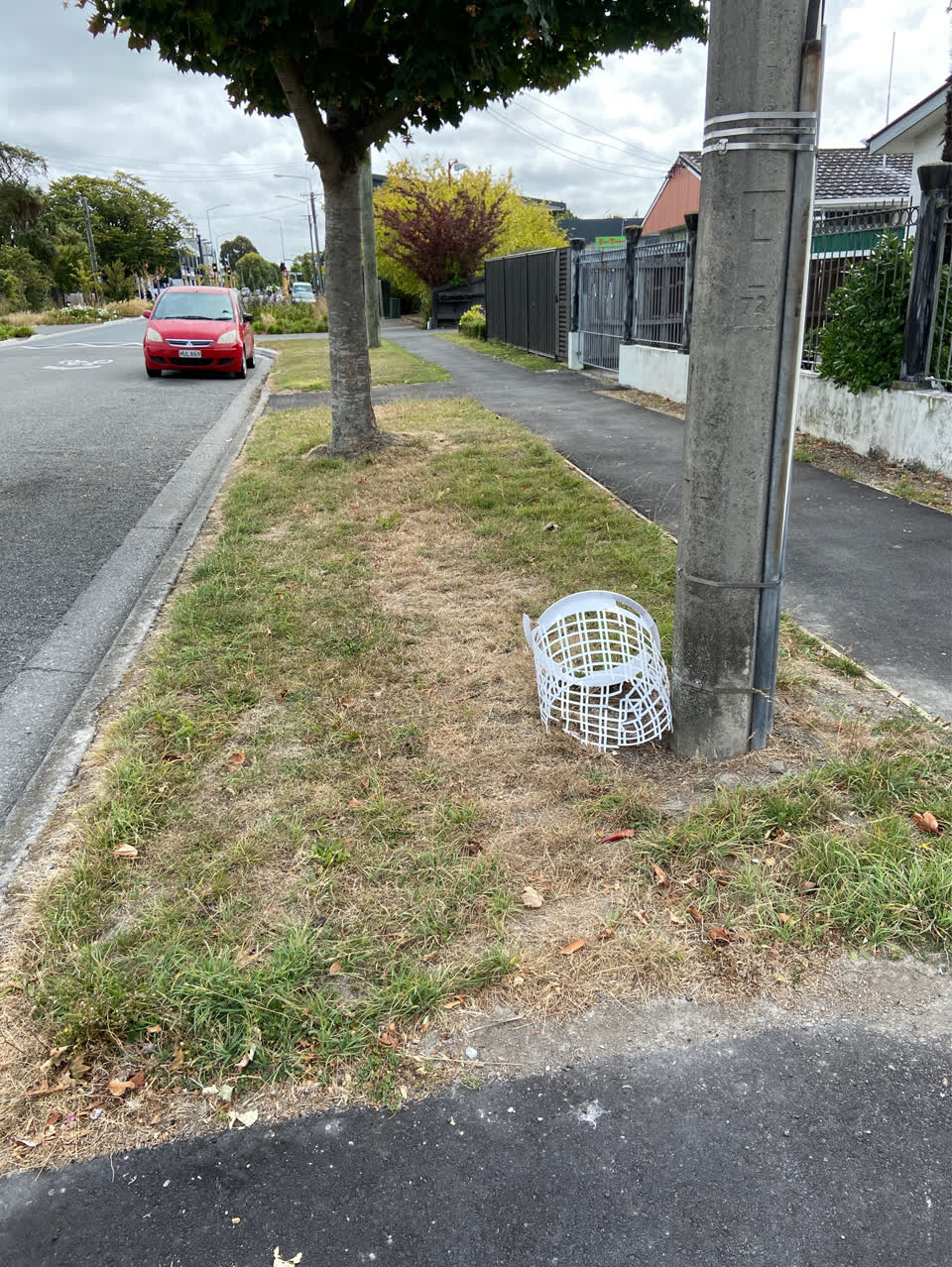 The photograph attached to this rubbish/recycling report