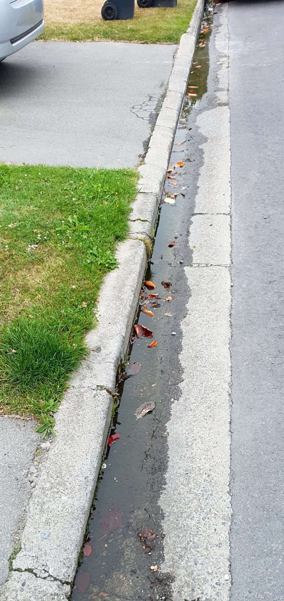 The photograph attached to this wastewater/stormwater report