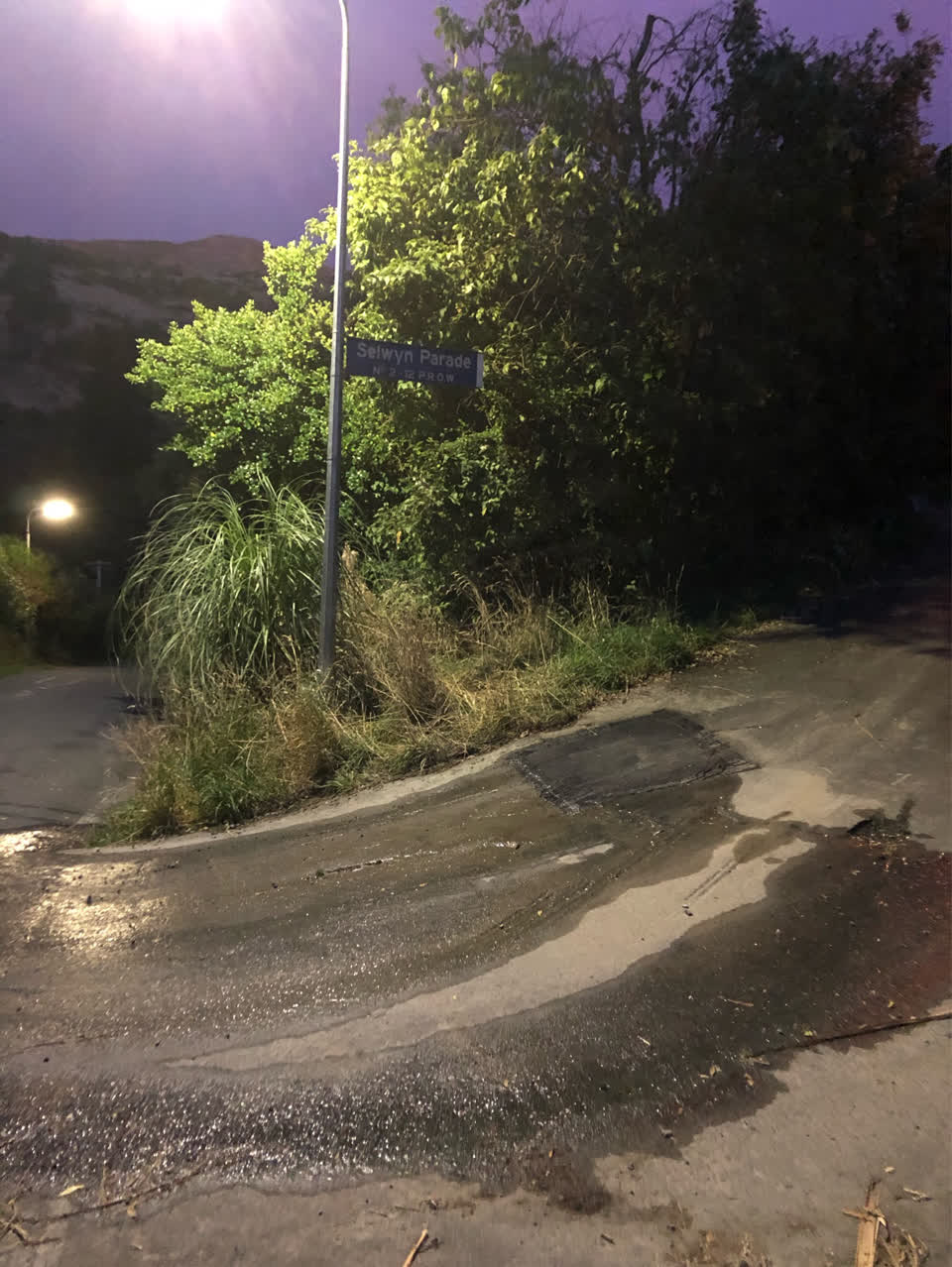 The photograph attached to this water supply report