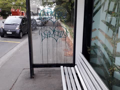 Graffiti, a report photo
